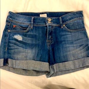Hudson cuffed jean shorts